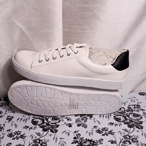 White and Black Women's Sneakers